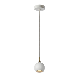 Suspension Favori blanche Ø 9 cm GU10 5 W LUCIDE