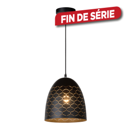 Suspension Galla noire Ø 25 cm E27 40 W LUCIDE