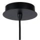 Suspension Malunga noire Ø 25 cm E27 60 W LUCIDE