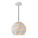 Suspension Malunga blanche Ø 25 cm E27 60 W LUCIDE