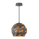 Suspension Malunga grise Ø 25 cm E27 60 W LUCIDE