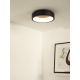 Plafonnier LED Talowe noir dimmable Ø 30 cm 20 W LUCIDE