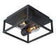 Plafonnier pour salle de bain Carlyn noir E14 2 × 6 W LUCIDE