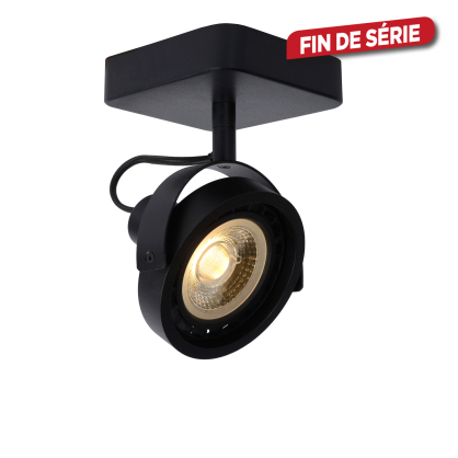 Spot LED Tala noir dimmable GU10 12 W LUCIDE