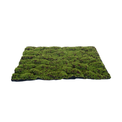 Tapis de mousse artificielle avec petite bosse vert et marron 70 x 50 cm MY VILLAGE