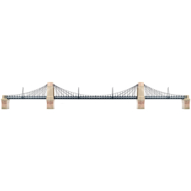 Grand pont suspendu 139 x 20,4 x 9,8 cm HORNBY