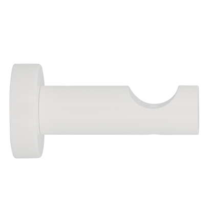 Support de tringle tige ouvert en bois blanc laqué Ø 28 mm x 8 cm MOBOIS