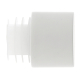 Embout de fermeture pour tringle en métal Easy Fix Bouchon blanc mat Ø 28 mm MOBOIS