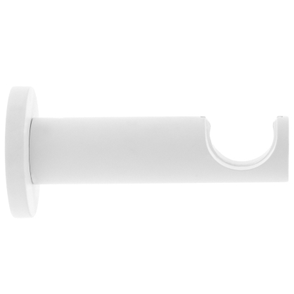 Support de tringle tige ouvert en métal Easy Fix blanc mat Ø 28 mm x 9,5 cm MOBOIS