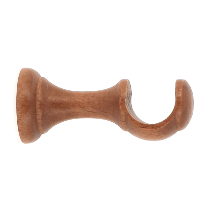 Support de tringle ouvert en bois merisier Ø 28 mm x 8 cm MOBOIS