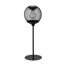 Lampe extérieure LED solaire noire Ø 15 cm 2 × 0,06 W EGLO