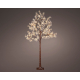 Arbre lumineux fleuri LED blanc chaud 180 cm LUMINEO