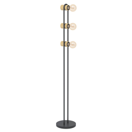 Lampadaire Chieveley noir E27 3 × 28 W EGLO