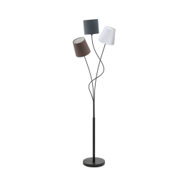 Lampadaire Maronda noir Ø 23 cm E14 3 × 40 W EGLO