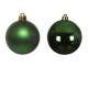 Boule de Noël en verre Ø 3,5 cm vert pin 16 pièces DECORIS