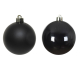 Boule de Noël en verre Ø 3,5 cm noire 16 pièces DECORIS