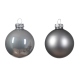 Boule de Noël en verre Ø 6 cm gris marbré 10 pièces DECORIS