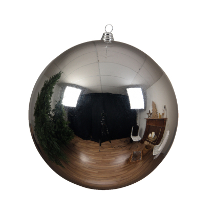 Boule de Noël Ø 20 cm argenté clair DECORIS