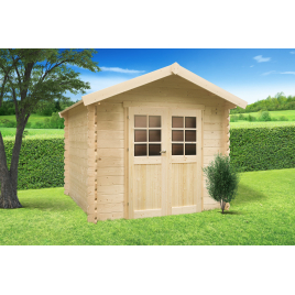 Abri de jardin en bois Gera 19 mm 2,48 x 2,48 m SOLID