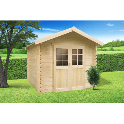 Abri de jardin en bois Gera 19 mm 2,48 x 2,48 m SOLID