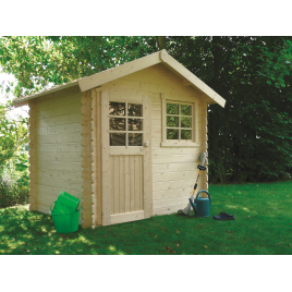 Abri de jardin en bois Saran 28 mm 2,98 x 1,98 m SOLID