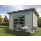 Abri de jardin en bois moderne Venezia avec double porte 28 mm 3,33 x 2,73 m SOLID