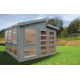 Abri de jardin en bois serre moderne Merano avec double porte 28 mm 3,03 x 3,03 m SOLID