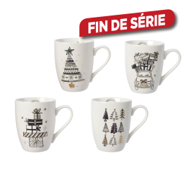 Mug de Noël en porcelaine 34 cl