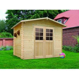 Abri de jardin en bois Amberg 19 mm 2,98 x 2,48 m SOLID