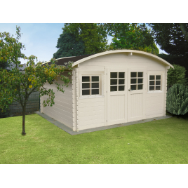 Abri de jardin en bois Dainville II 28 mm 3,88 x 2,98 m SOLID