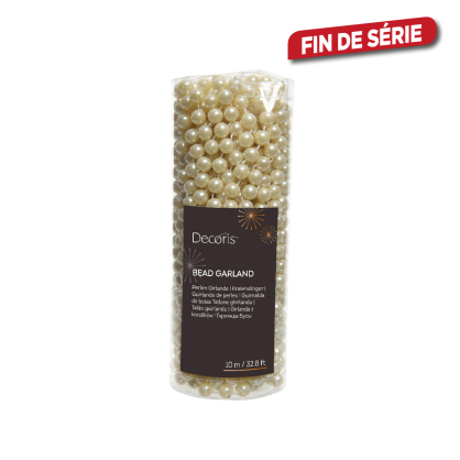 Guirlande de perles perle 10 m DECORIS