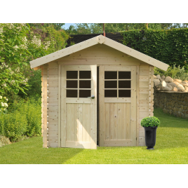 Abri de jardin en bois Chartres 28 mm 2,98 x 2,38 m SOLID