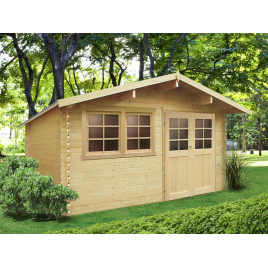 Abri de jardin en bois Niort 28 mm 4,18 x 2,98 m SOLID