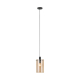 Suspension Polverara ambre et noir Ø 18 cm E27 40 W EGLO