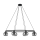 Suspension Daguelle noire E14 6 × 25 W EGLO