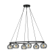 Suspension Daguelle noire E14 6 × 25 W EGLO