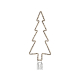 Sapin LED sur support 107 cm blanc chaud LUMINEO