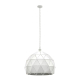 Suspension Roccaforte blanche Ø 40 cm E27 60 W EGLO