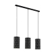 Suspension Ramon noire E27 3 × 40 W EGLO