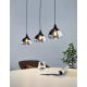 Suspension Beleser noire E27 3 × 60 W EGLO