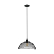 Suspension Pompeya noire E27 60 W EGLO