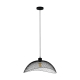 Suspension Pompeya noire E27 60 W EGLO