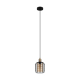 Suspension Chisle noire Ø 16,5 cm E27 40 W EGLO