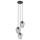 Suspension Newton noire Ø 38 cm E27 3 × 60 W EGLO