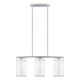 Suspension Loncino 1 chrome E27 3 × 60 W EGLO