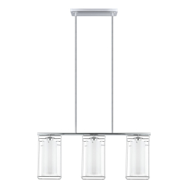 Suspension Loncino 1 chrome E27 3 × 60 W EGLO