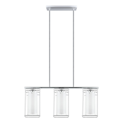 Suspension Loncino 1 chrome E27 3 × 60 W EGLO