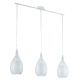 Suspension Razoni blanche E27 3 × 60 W EGLO