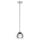 Suspension Rocamar chrome Ø 19 cm E27 40 W EGLO