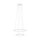 Suspension LED Penaforte blanche Ø 59 cm dimmable 33 W et 19,5 W EGLO